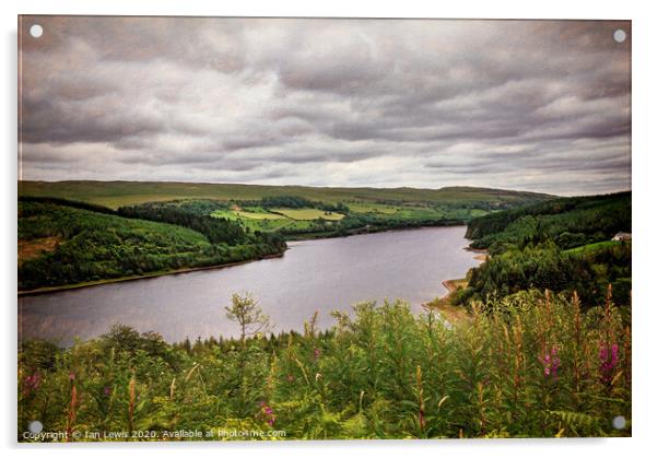 A View Over Pontsticill Reservoir Acrylic by Ian Lewis
