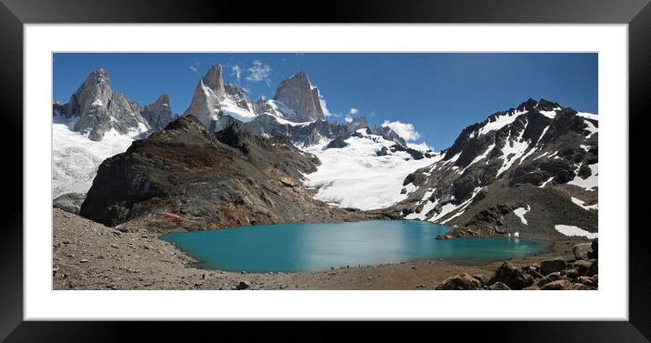 Mount Fitz Roy, Patagonia Framed Mounted Print by Arterra 