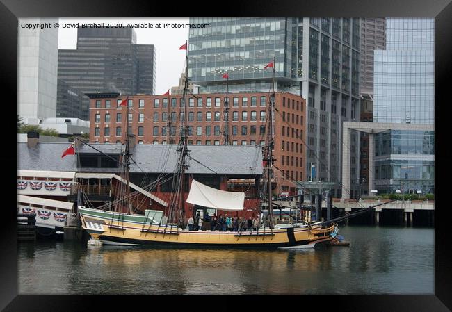 Boston Tea Party ship and museum. Framed Print by David Birchall