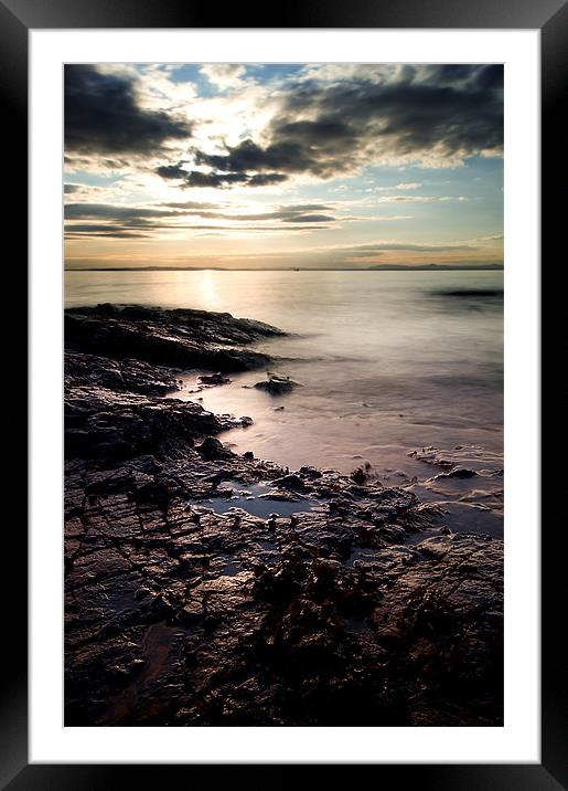 Coastal Sunset Framed Mounted Print by Keith Thorburn EFIAP/b