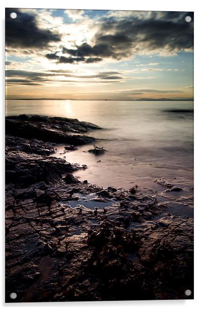 Coastal Sunset Acrylic by Keith Thorburn EFIAP/b