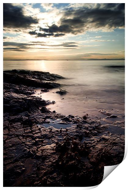 Coastal Sunset Print by Keith Thorburn EFIAP/b