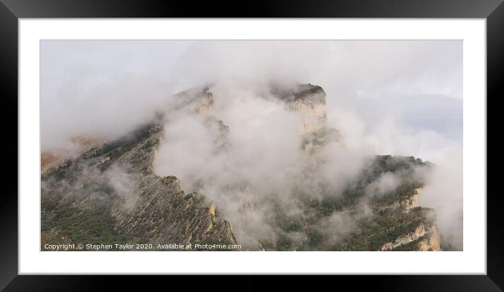 Morning Mist at Mondoto Framed Mounted Print by Stephen Taylor