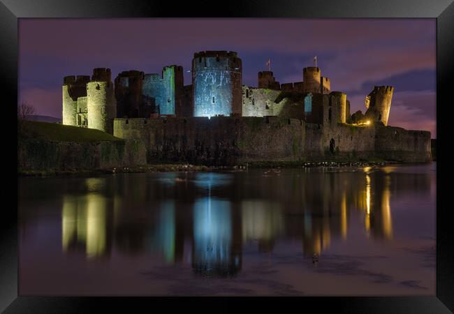 Caerphilly Castle Framed Print by Dean Merry