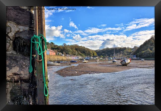 Lower Fishguard, Pembrokeshire Framed Print by Jason Connolly