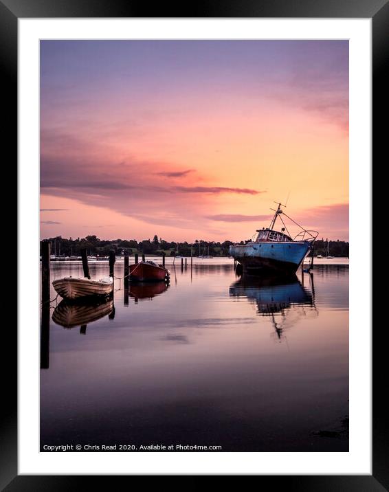 Pin Mill Framed Mounted Print by Chris Read