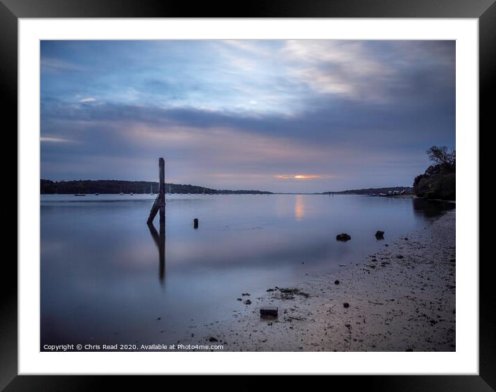 River Orwell Framed Mounted Print by Chris Read