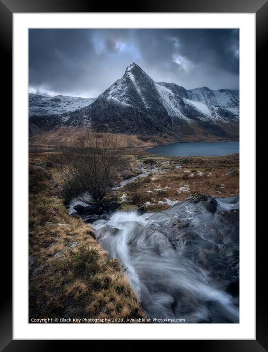Tryfan, Snowdonia Framed Mounted Print by Black Key Photography