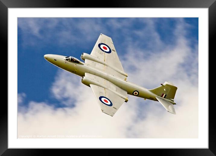 Canberra Bomber Framed Mounted Print by Martyn Arnold