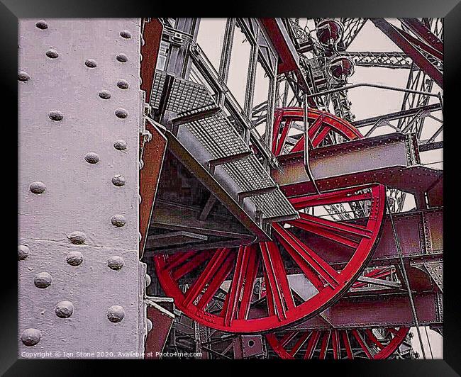 Majestic Wheels of Eiffel Framed Print by Ian Stone