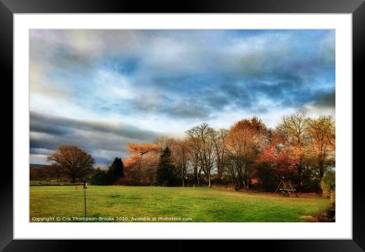 Autumn weather Framed Mounted Print by Cris Thompson-Brooks