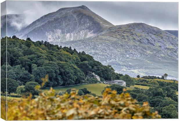Snowdonia The Welsh Mountains Canvas Print by Jonathan Thirkell