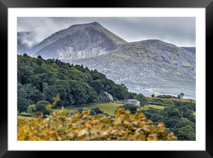 Snowdonia The Welsh Mountains Framed Mounted Print by Jonathan Thirkell