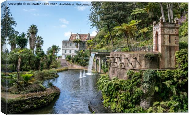 Monte Palace, Funchal, Madeira Canvas Print by Jo Sowden