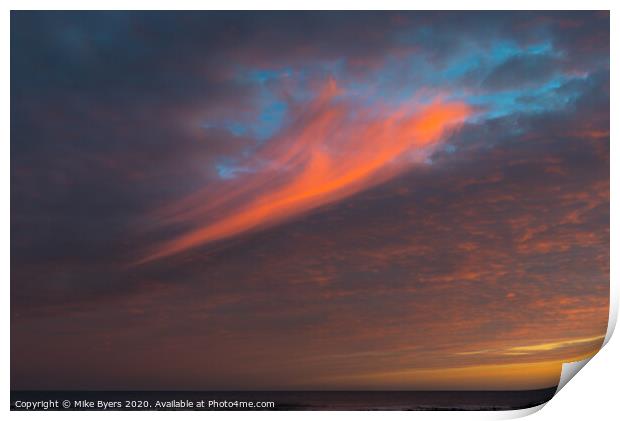 "Ethereal Dance of Sunrise Clouds" Print by Mike Byers