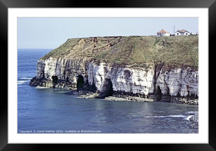 Flamborough Head, North Yorkshire Framed Mounted Print by David Mather