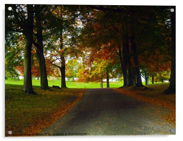 Autumn Acrylic by Steven Watson