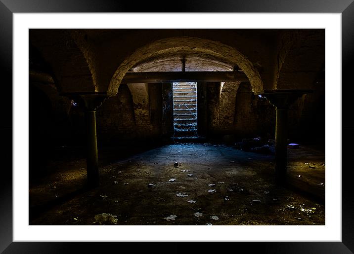 Cold celler Framed Mounted Print by Nathan Wright