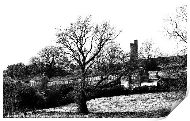 Castle Hill Huddersfield Print by craig hopkins