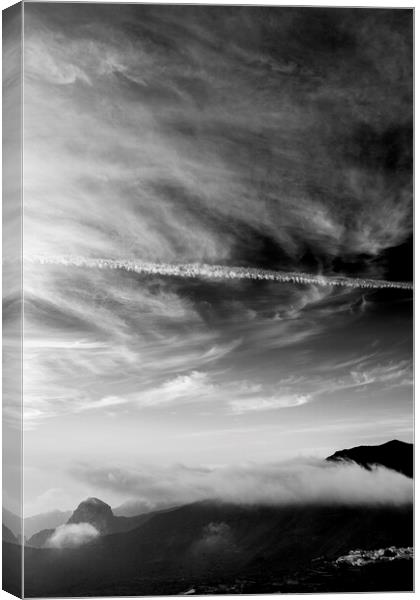 Dramatic Sky over Teno Tenerife Canvas Print by Phil Crean