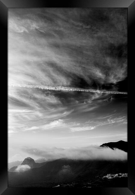 Dramatic Sky over Teno Tenerife Framed Print by Phil Crean