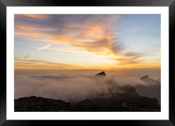 Sky cloud Tenerife Framed Mounted Print by Phil Crean