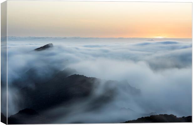 Cloudscape over Masca, Tenerife Canvas Print by Phil Crean