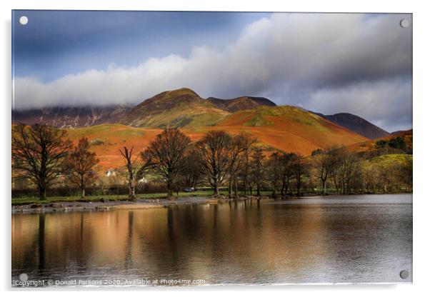 Buttermere and Fells, Lake District Acrylic by Donald Parsons
