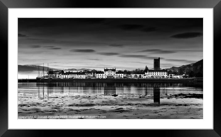 Dawn at Inverarary, Argyll Framed Mounted Print by Donald Parsons