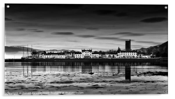 Dawn at Inverarary, Argyll Acrylic by Donald Parsons