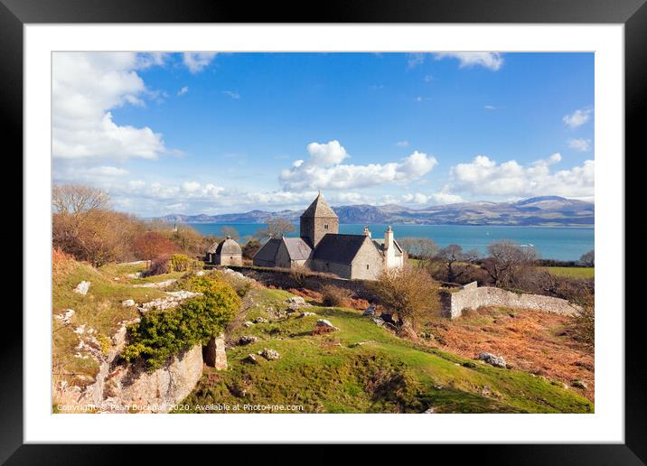 Penmon Priory Anglesey Framed Mounted Print by Pearl Bucknall