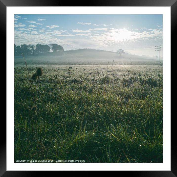 Outdoor grass Framed Mounted Print by James Blunden