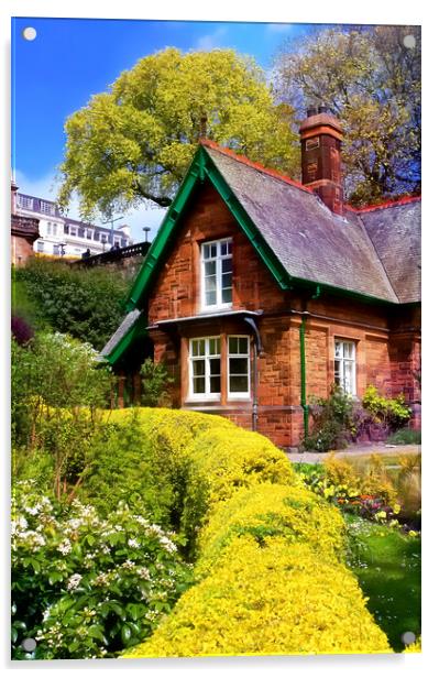The Gardener's Cottage, Edinburgh Acrylic by Philip Hawkins