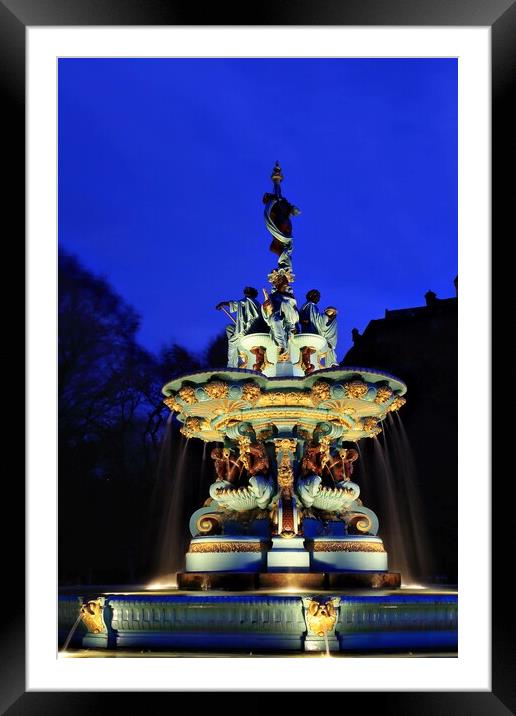 Ross Fountain, Edinburgh Framed Mounted Print by Philip Hawkins