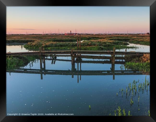 Tollesbury Marshes Framed Print by Graeme Taplin Landscape Photography