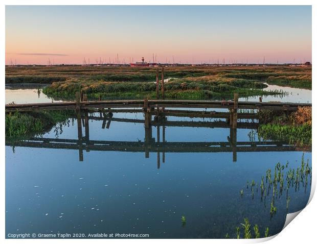 Tollesbury Marshes Print by Graeme Taplin Landscape Photography