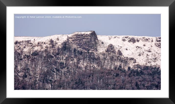 Napoleons Nose Framed Mounted Print by Peter Lennon