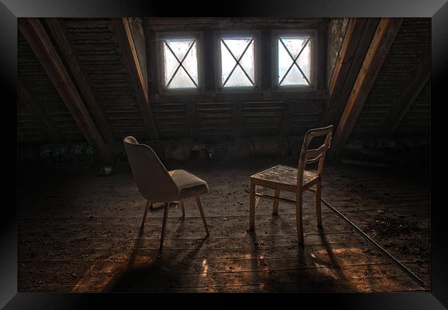 Two seats three windows Framed Print by Nathan Wright