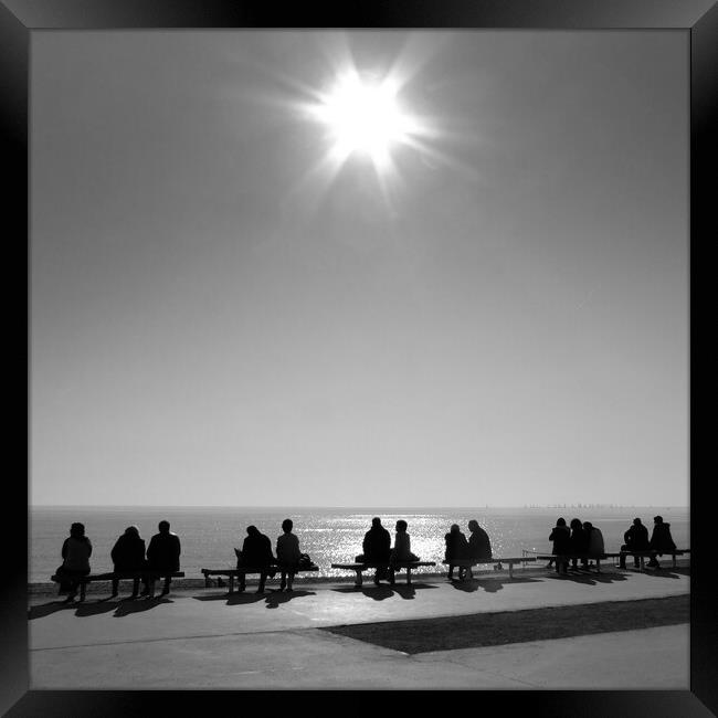 Bogatell beach, Barcelona Framed Print by JM Ardevol