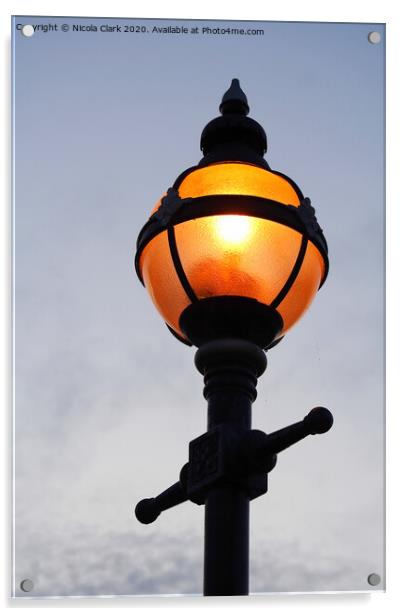 Harbour Light Acrylic by Nicola Clark