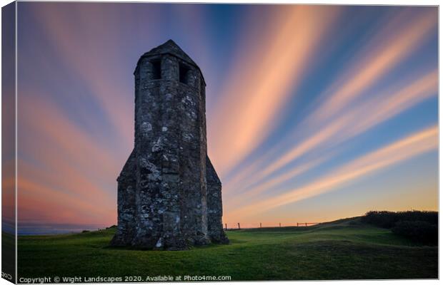 The Pepperpot Sunrise LE Canvas Print by Wight Landscapes