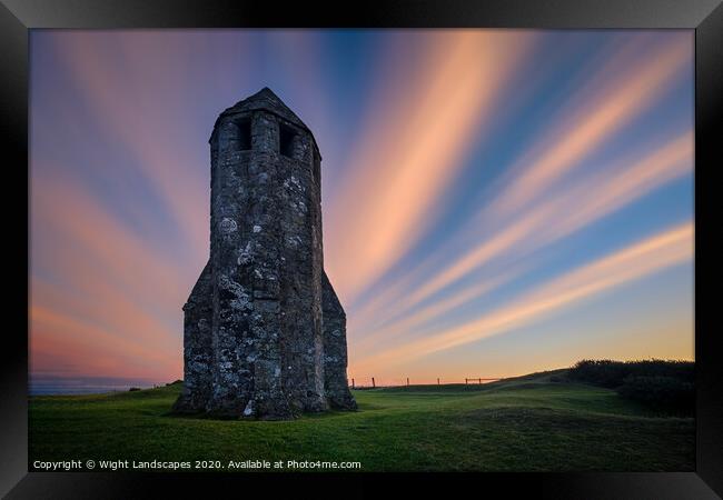 The Pepperpot Sunrise LE Framed Print by Wight Landscapes