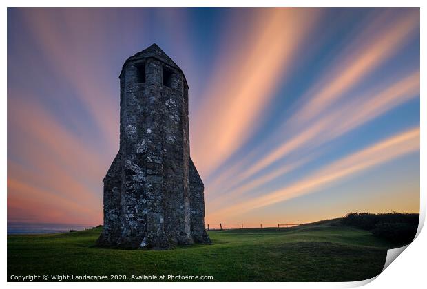 The Pepperpot Sunrise LE Print by Wight Landscapes