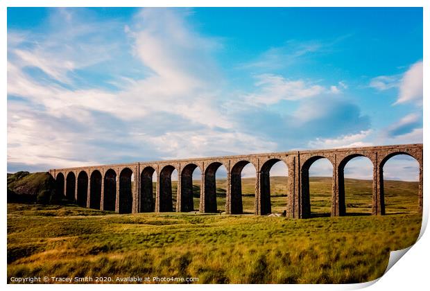 Settle–Carlisle line Print by Tracey Smith