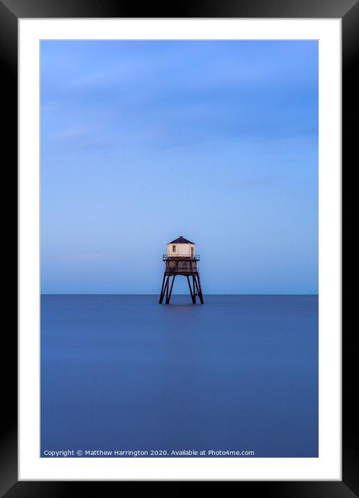 Lighthouse for the ages Framed Mounted Print by Matthew Harrington