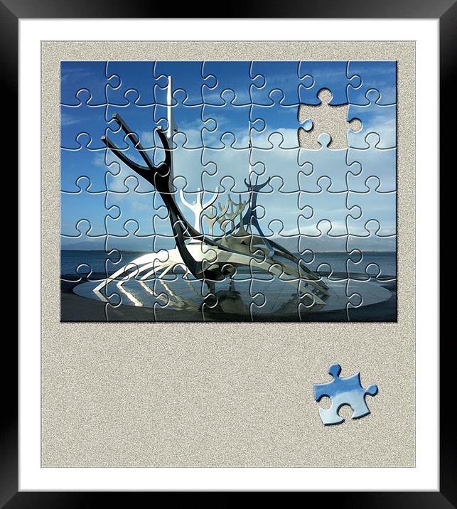 Puzzled Framed Mounted Print by Steve White