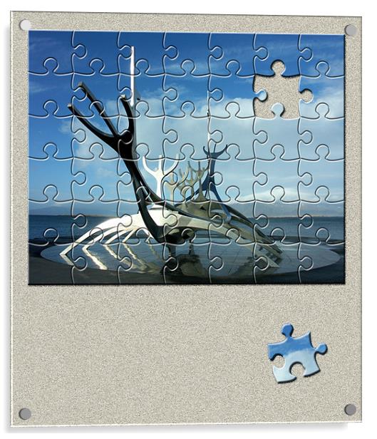 Puzzled Acrylic by Steve White