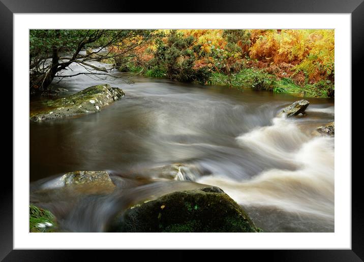STONE AND WATER Framed Mounted Print by andrew saxton
