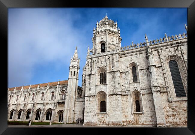 Jeronimos Monastery in Lisbon Framed Print by Artur Bogacki