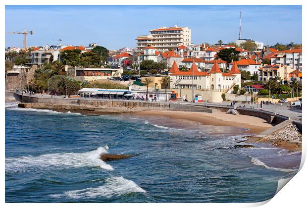 Seaside Resort of Estoril in Portugal Print by Artur Bogacki